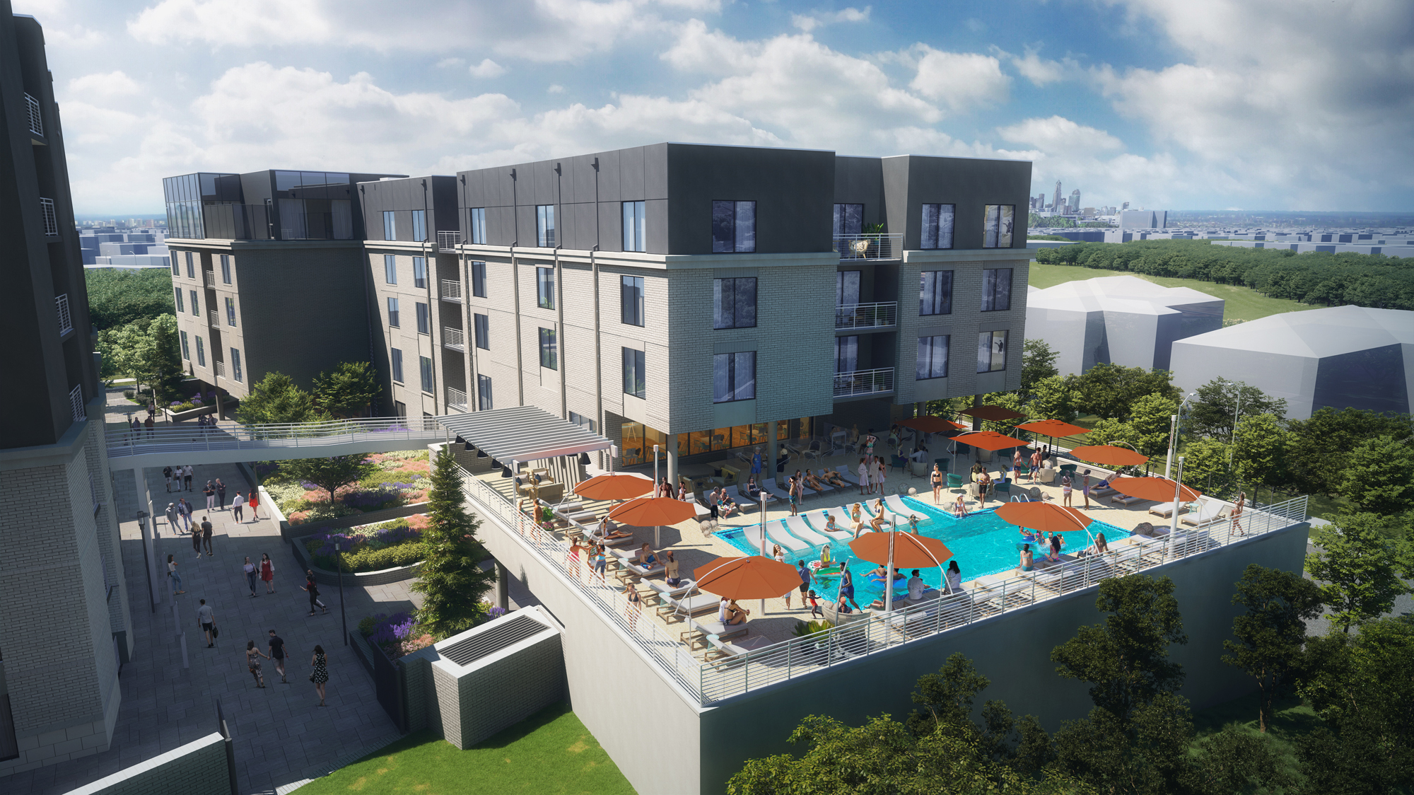 1701 East Blvd Apartments Pool