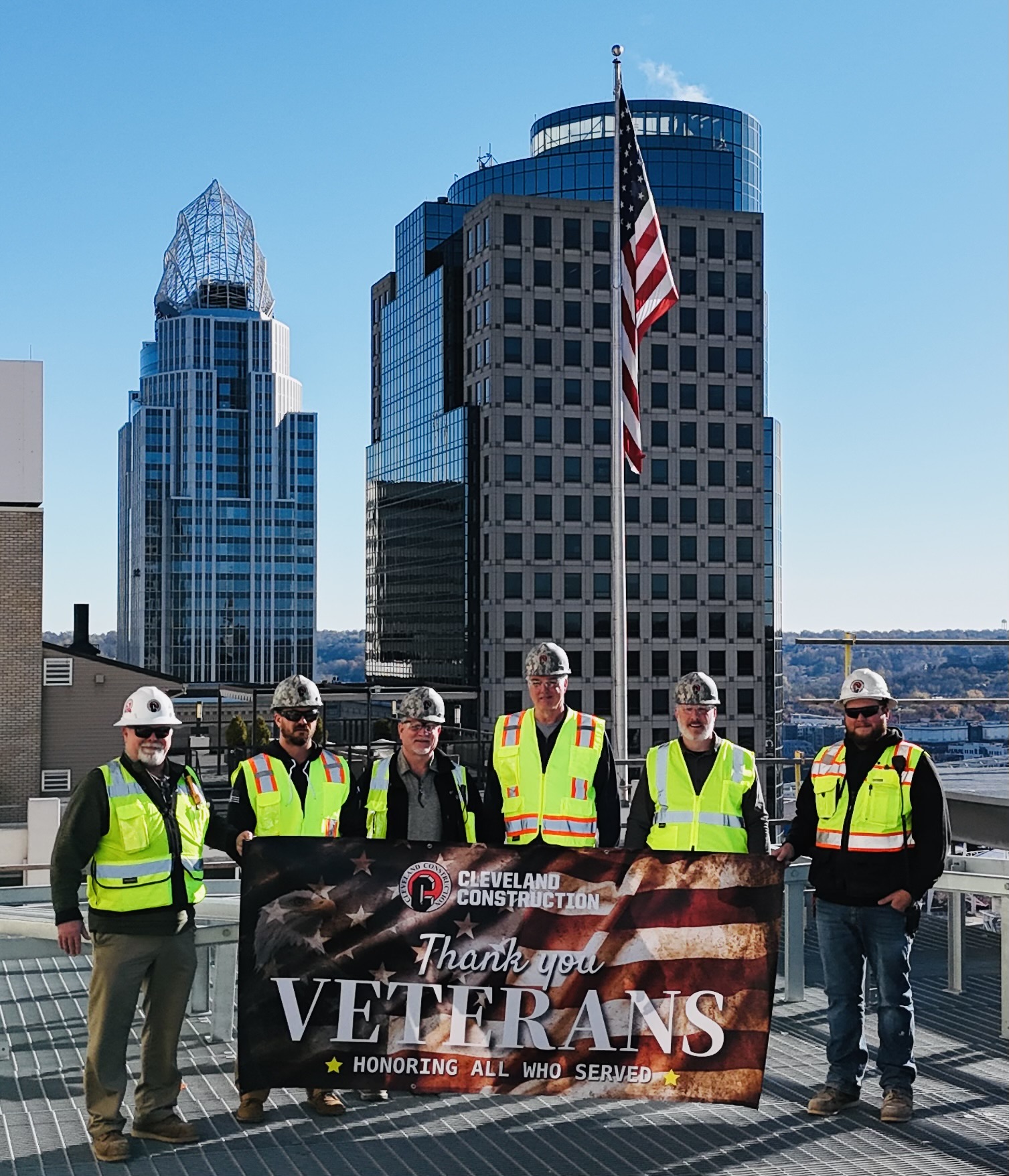 Cleveland Construction honors all those who served during Veterans Day