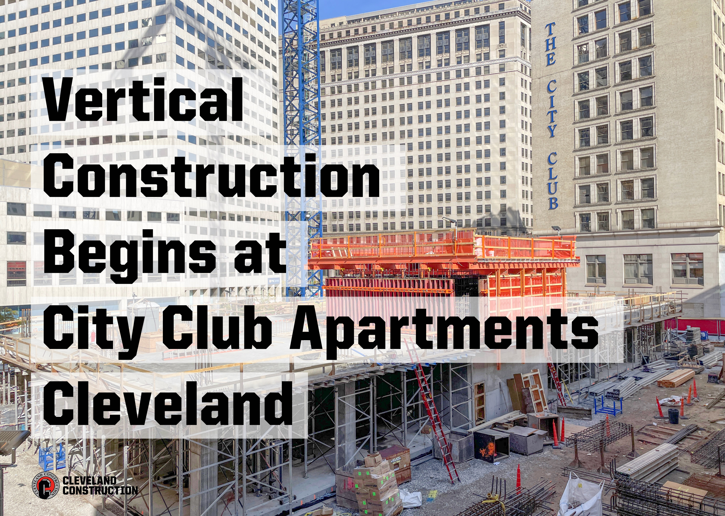 Construction Goes Vertical at Skyline776 Apartments Cleveland