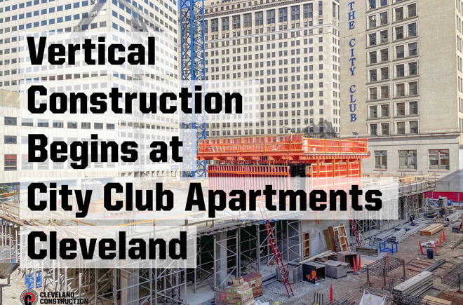 Construction Goes Vertical at Skyline776 Apartments Cleveland