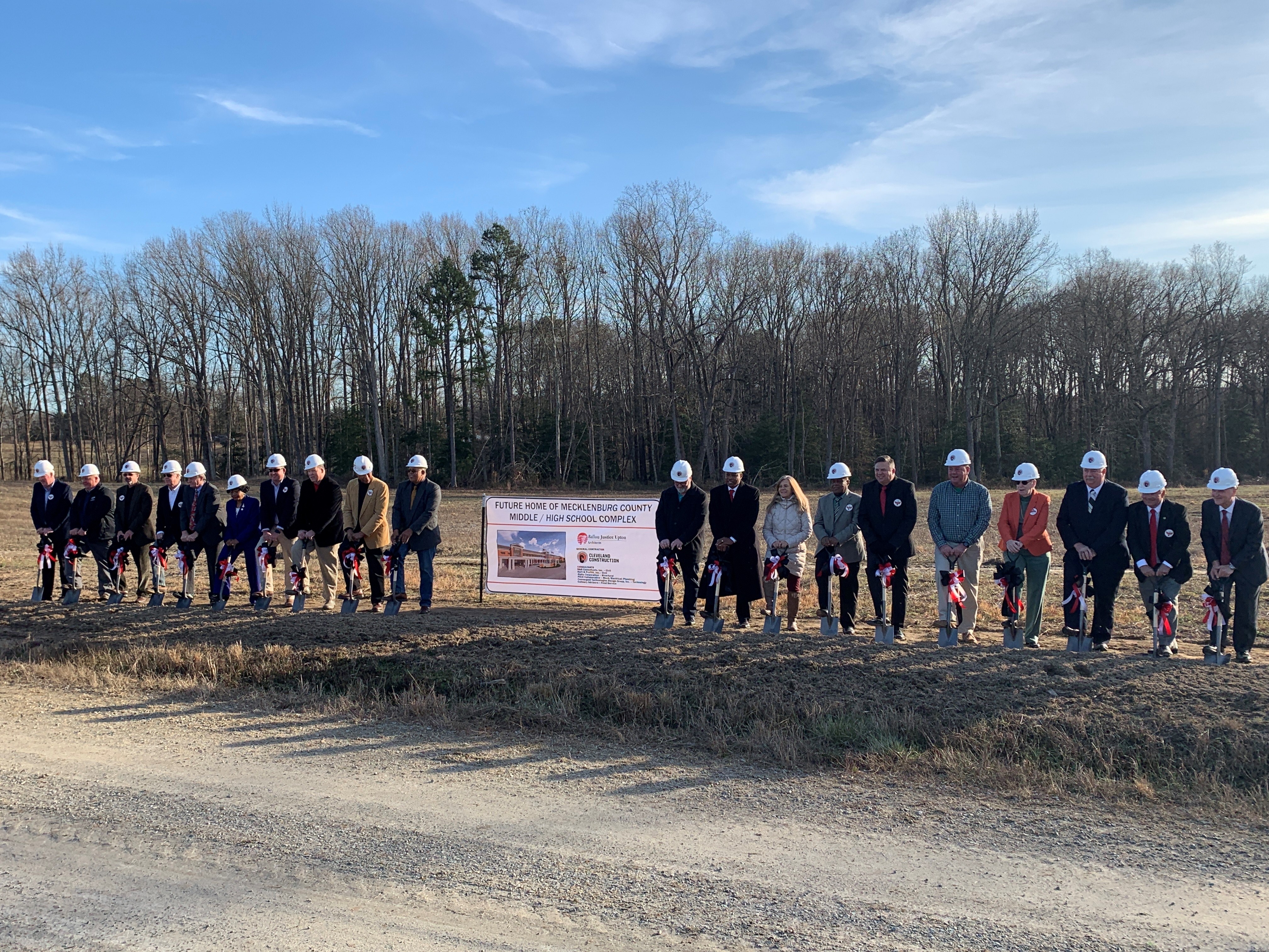Cleveland Construction Breaks Ground On New Mecklenburg Middle/High School Complex In Virginia