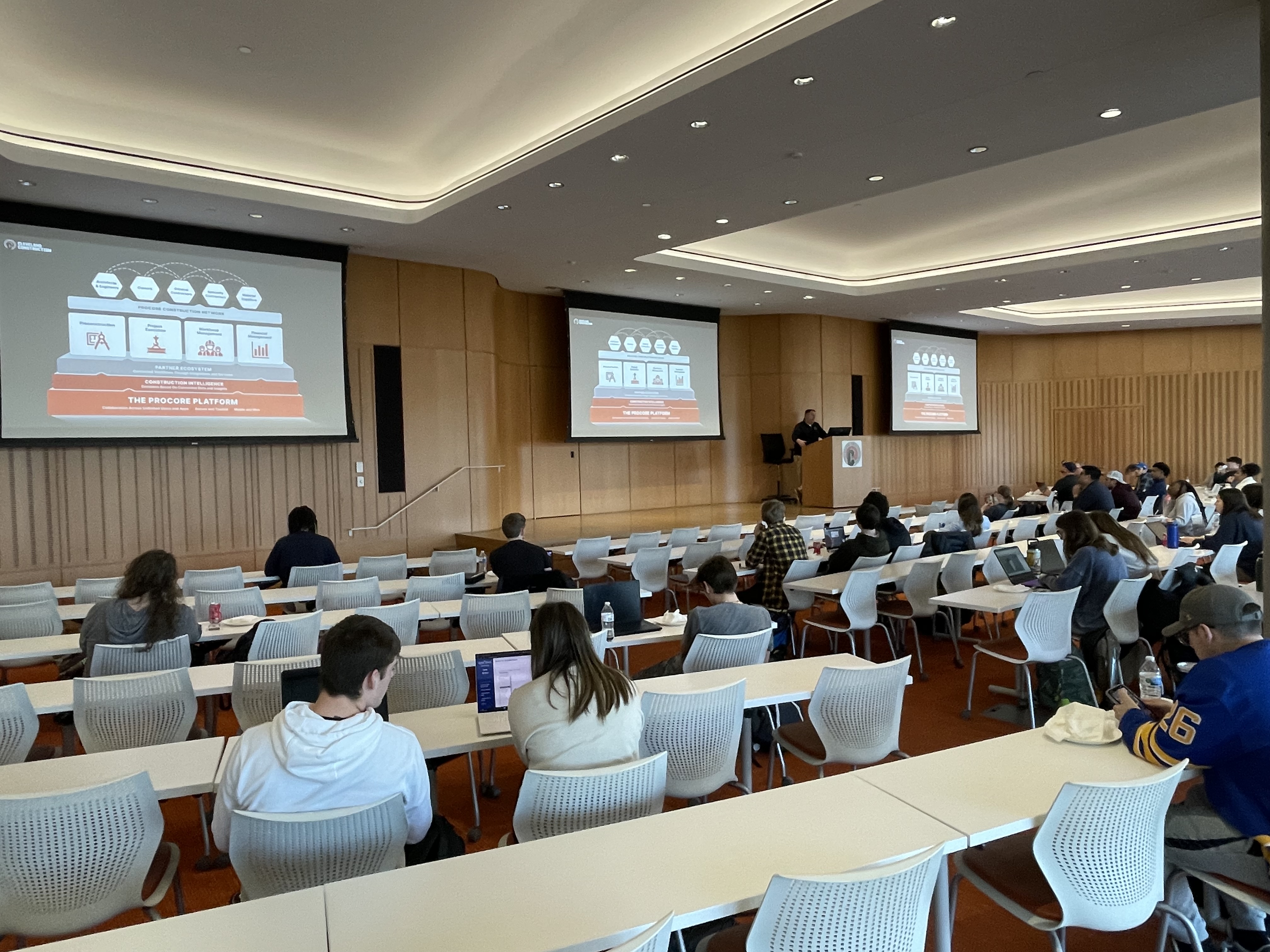 Elliot Christiansen Presents to Kent State University Construction Students