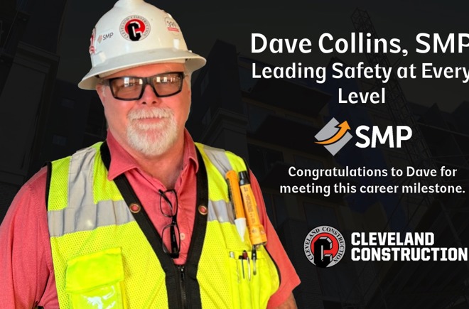 Cleveland Construction’s Dave Collins Earns Safety Management Professional Credential